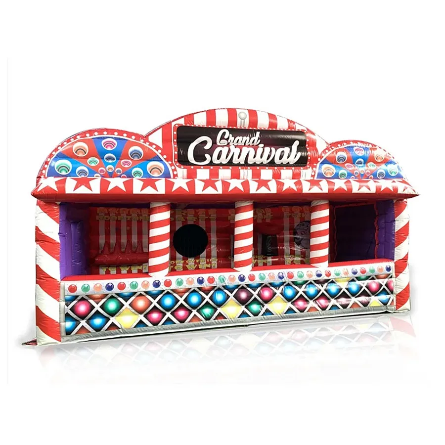 Carnival 4 in 1 Interactive Games Air Juggler/Prize Dart /Basketball Inflatable Sport Games