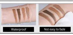 wholesale private label eyebrow dye cream two-color long lasting waterproof air cushion eyebrow gel