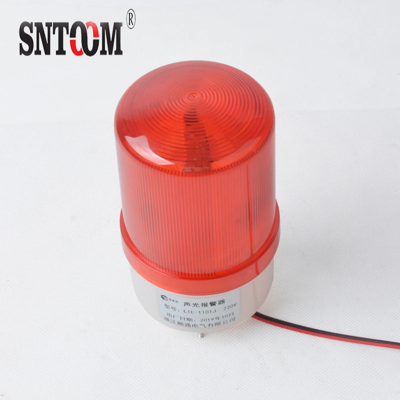 
LTE-1101 Warning Light 12v 24v Bolt Fixed Rotating Flash LED Alarm Light 
