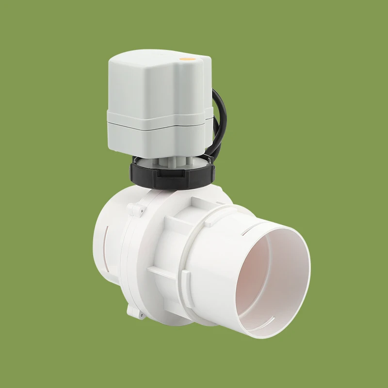 Electric HVAC System Duct Blocking Valve Gas ODM Normal Temperature Home Kitchen Air UPVC Other Valves Clip-on Regulating 75mm