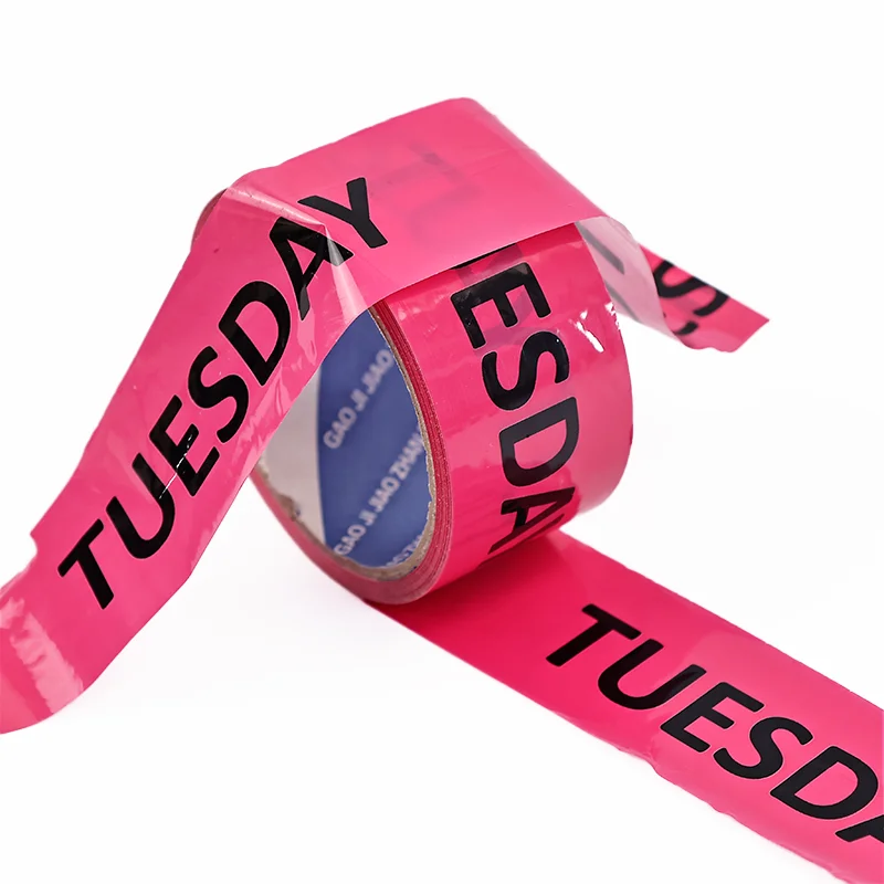 Custom logo printing packing tape Sticker pack packaging color tape Adhesive shipping tape