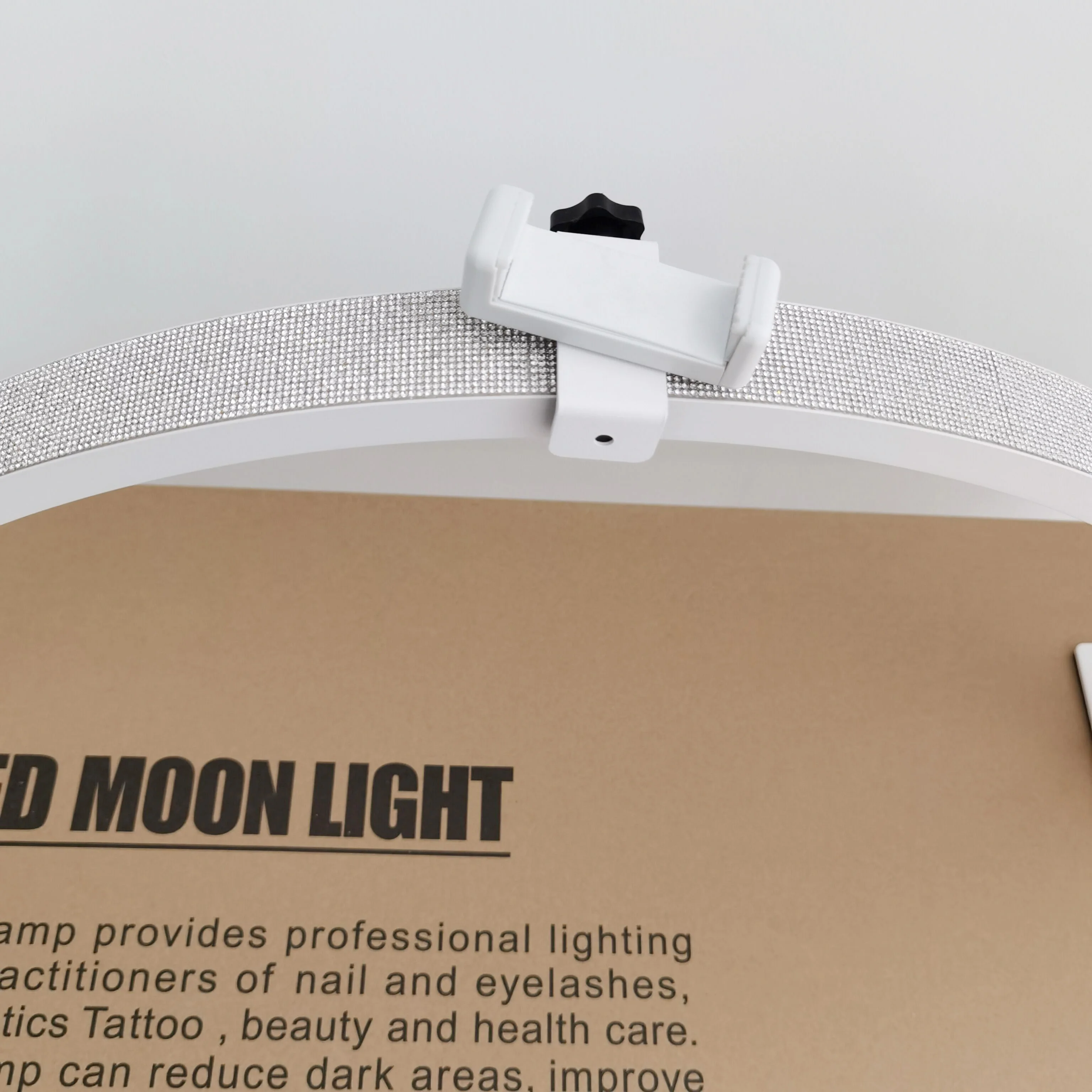 Wholesale 360 Degree Rotating Half Moon Lamp Dimmable Light Stand Floor Lamp Salon Nail Tattoo Beauty Equipment