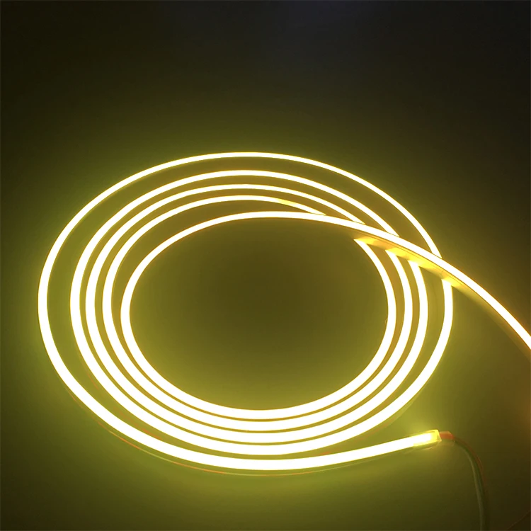Hot sell New custom led neon light  DC 12V  led strip  6mm*12mm Neon Tube IP67 waterproof flexible silicone neon rope