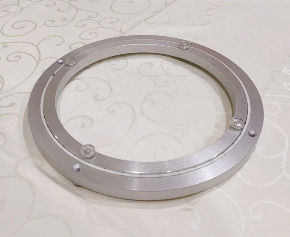 203mm 8 inches Silent Aluminum Lazy Susan Bearing Carousel Swivel Turntable Bearings for Rotary Tables Furniture Display Shelves