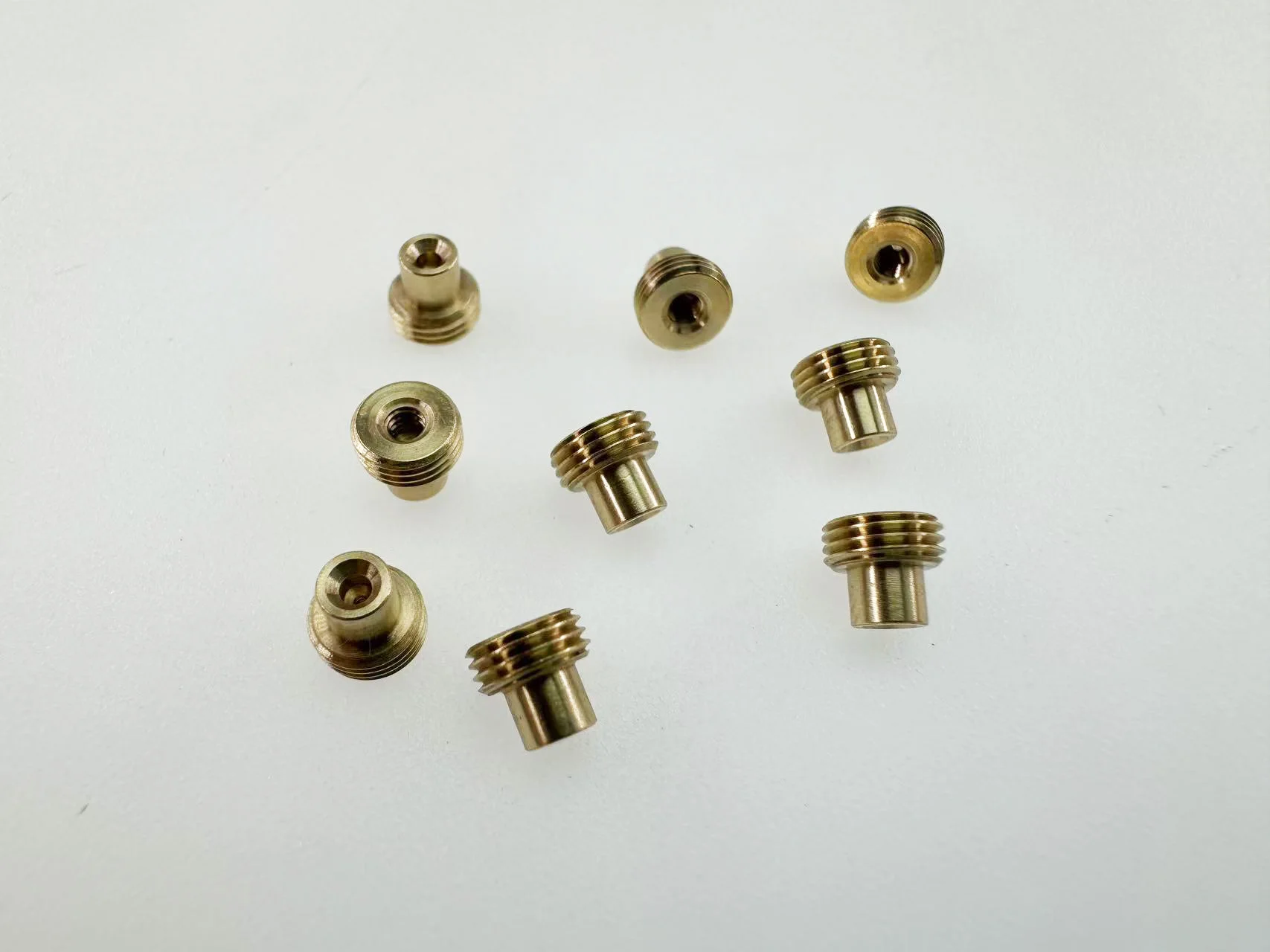 High Quality Custom Brass CNC Machining of Internal and External Teeth Nuts D-Sub Connectors