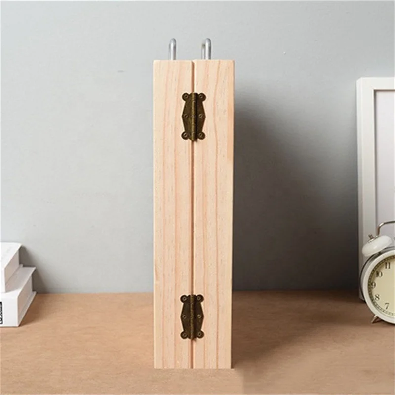 Wooden Essential Oil Box Nail Polish Aromatherapy Oils Display Holds Storage Case for Presentations Gift