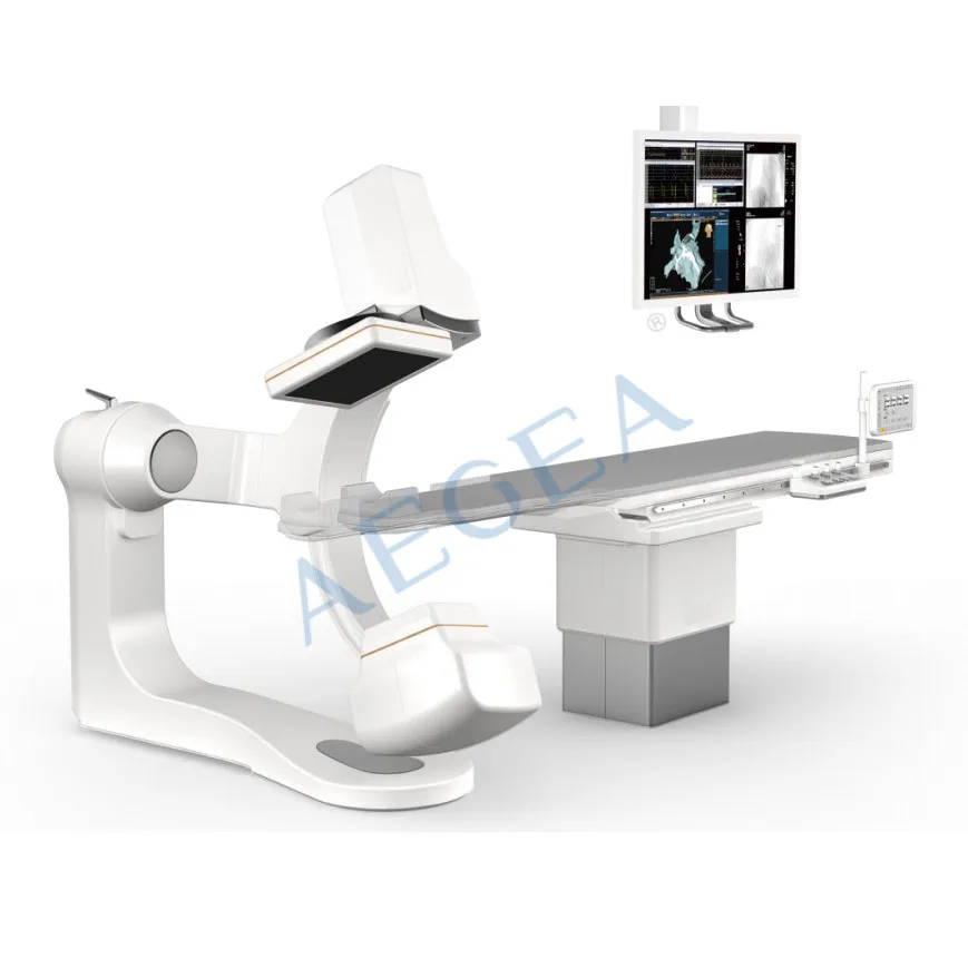 AG-MAX210 High frequency mobile digital c-arm system medical angiography and cardiac x-ray equipment