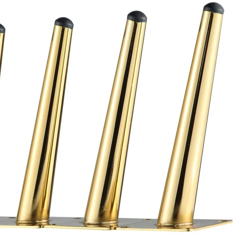 Hot selling 4Pcs Furniture Sofa Legs Metal Polished Modern Furniture Accessories For Desk Chairs Sofas Cabinet