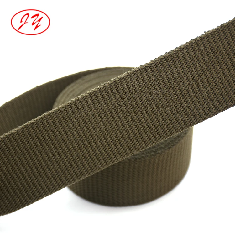 High quality wholesale 50mm twill striped  cotton webbing tape