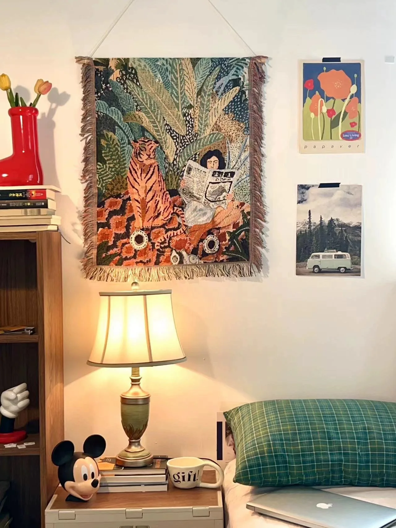 Custom Woven Blanket Jacquard Throws Tapestry Hoodie Recycled Cotton Blankets