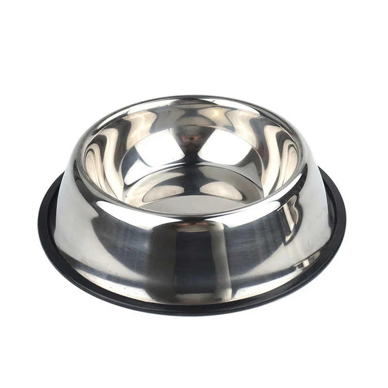 Pet Products Stainless Steel Dog Bowl Pet Bowl Online Wholesale Dog Bowl   cat Basin Skid Proof Spilling Dog Feeding Equipment
