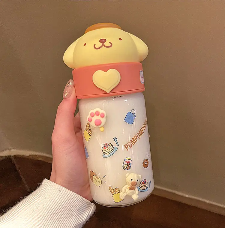 360Ml Anime Melody Water Mug Cartoon Kawaii Sports Bottle Kids Cup Birthday Gift for Girls