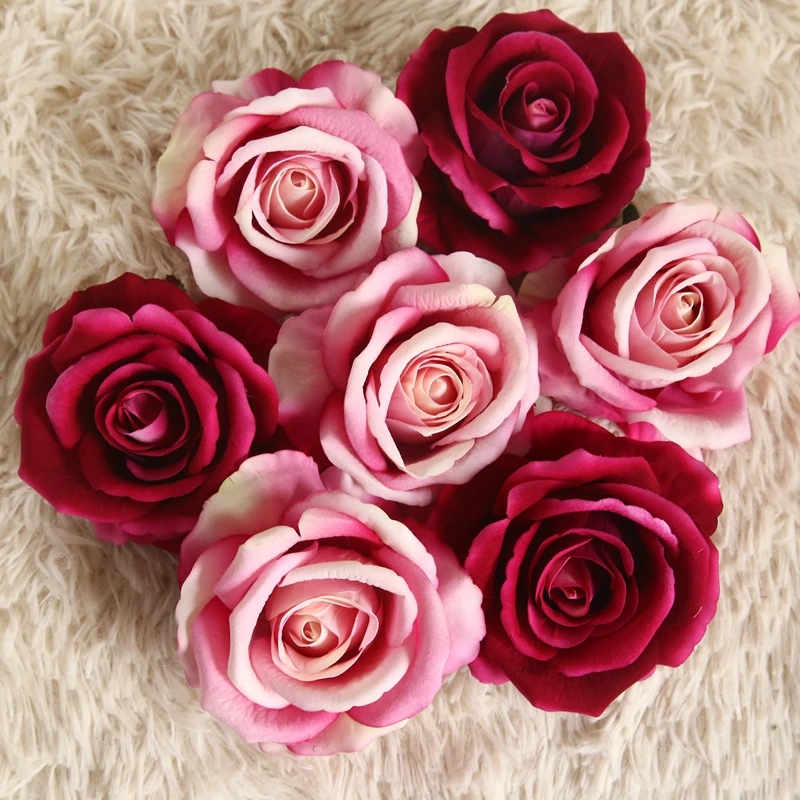 2022 new hand made fabric soap rose head artificial foam rose soap flower for United States