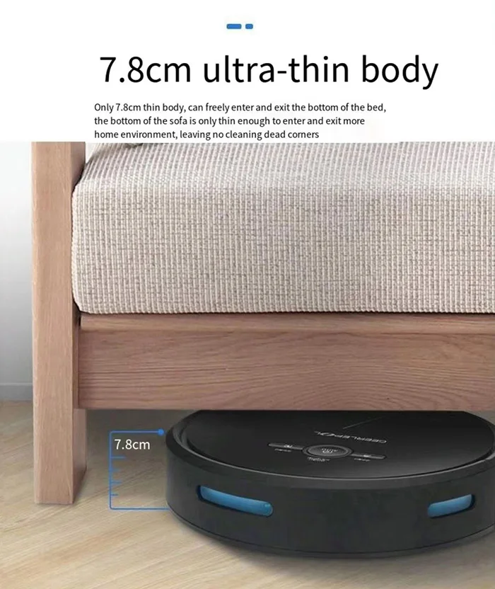 Intelligent wireless remote control automatic floor cleaning household robot