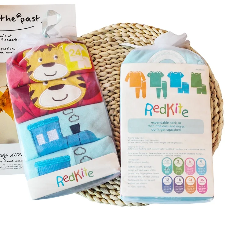 Newborn infant girl short sleeve 2 sets/pack mixed design tops pants set baby clothes