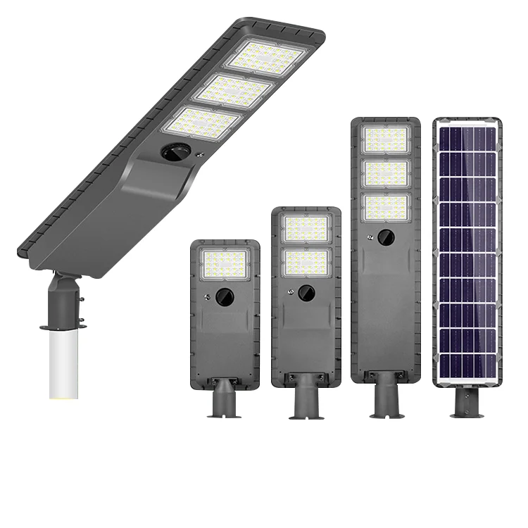 solar motion sensor light outdoor waterproof  lighting integrated solar led street lights