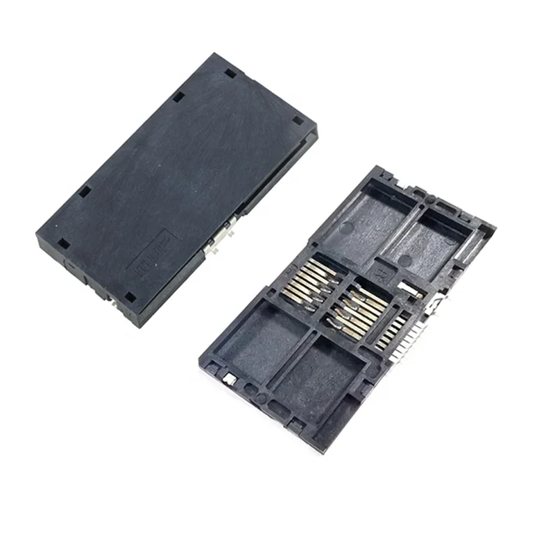 MUP 8P smt Smart Card Connector IC Card Reader Part for STB verifone pcba card connector socket hot sale in South Africa India