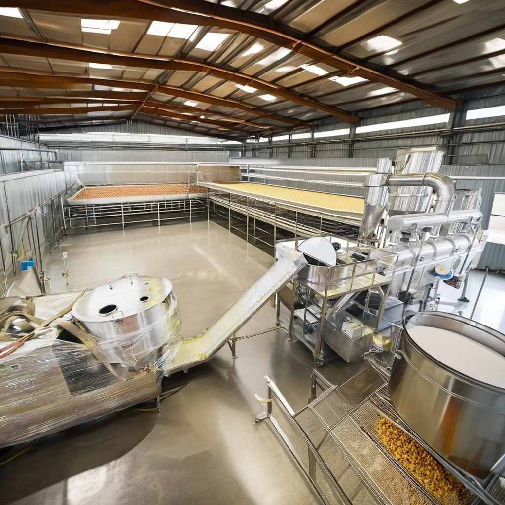 New Chicken Essence Vibration Fluid Bed Dryer Salt Drying Machine for Food Processing for Restaurant Use Manufactured by