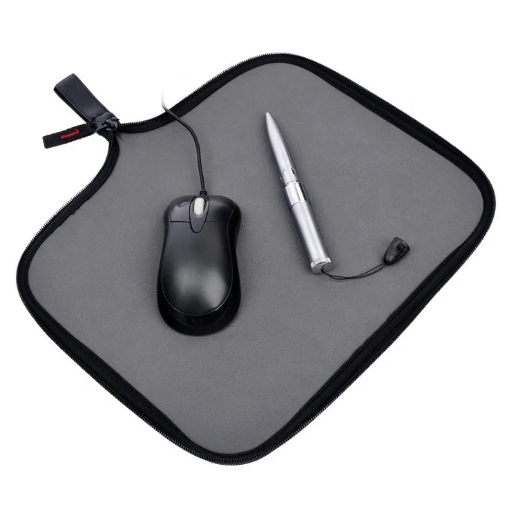 Neoprene custom logo Print round mouse pad computer desk mouse pad with wrist rest