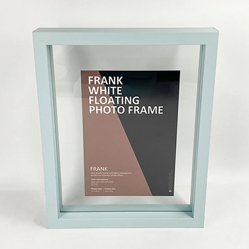 8*8 10*10 6*6 12*12 double sided glass float frame acrylic floating frame diy display dryflowers