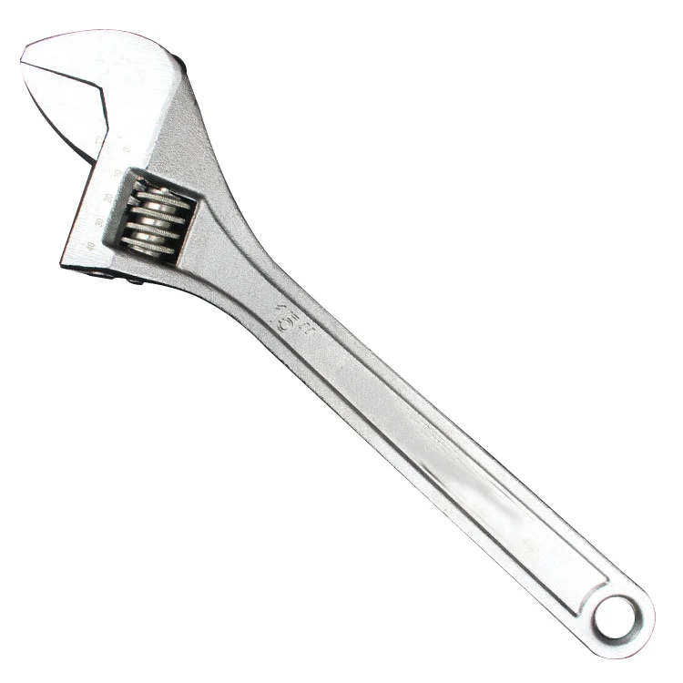 Industrial grade CRV steel  forged open end adjustable wrench
