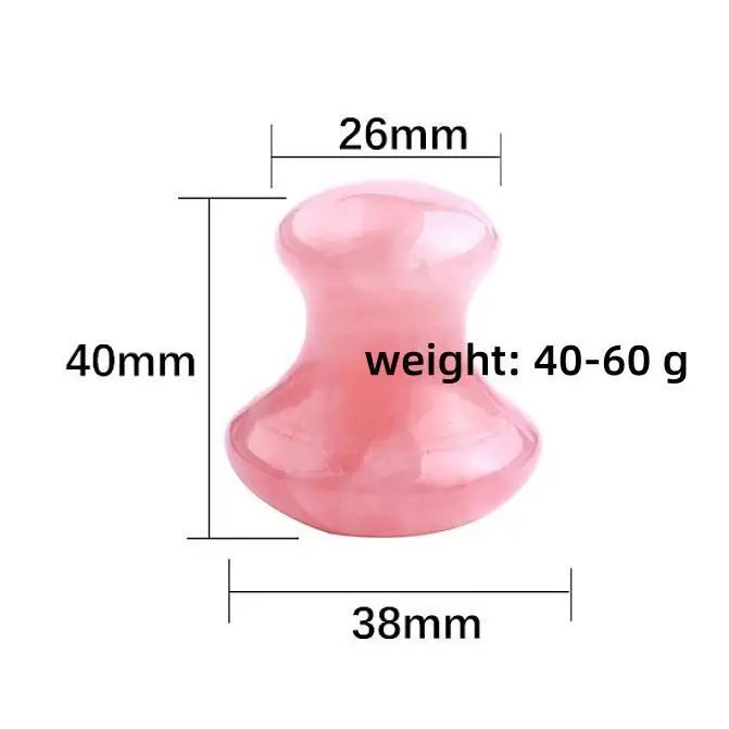 Factory Large Green Dong Ling Jade Mushroom Stone Massage Products Natural Guasha Tool Stone Body Gua Sha Cool Hot Therapy