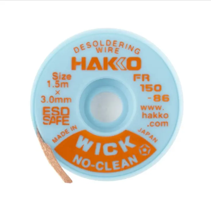 No Clean Wick Easy To Use Desoldering Braid  FR-150 Solder Wick ORIGINAL Halogen Free FR150 ESD Safe RoHS Compliant