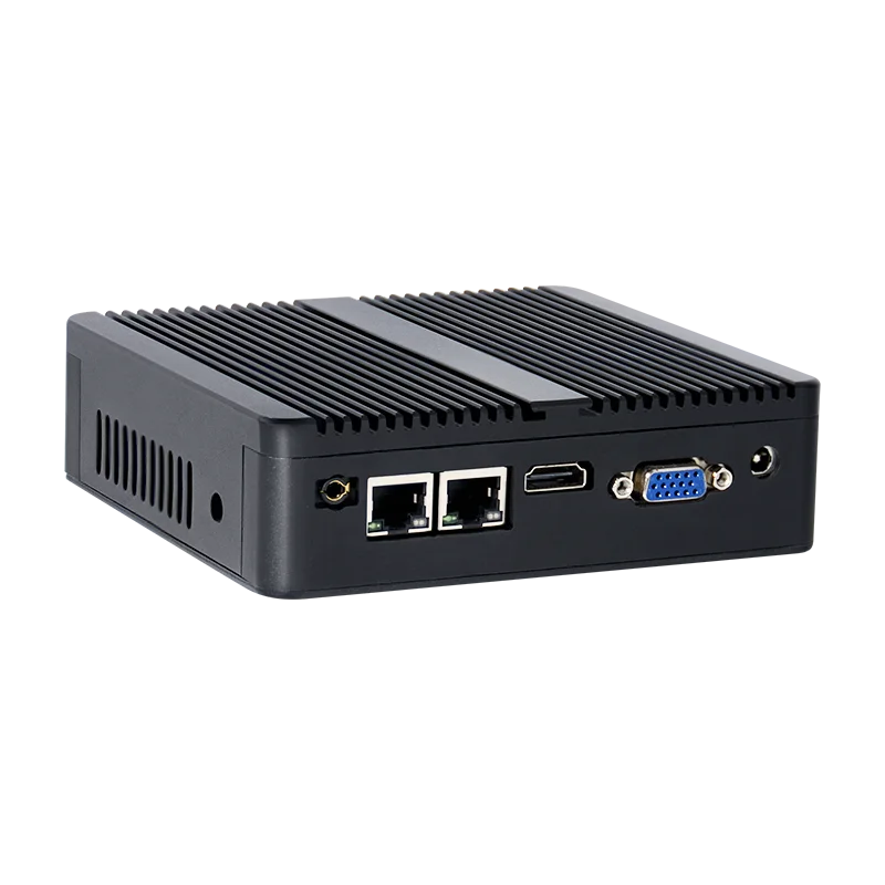 WANLAN 2 rj45 rs232 rs485 mini pc j4125 quad core industrial pcmini fanless boxpc with 3 years warranty assurance