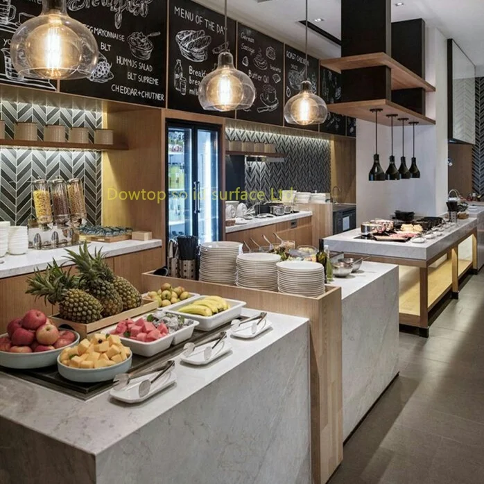 Best Restaurant Buffet Food Counter Design Hot Food Bar Table