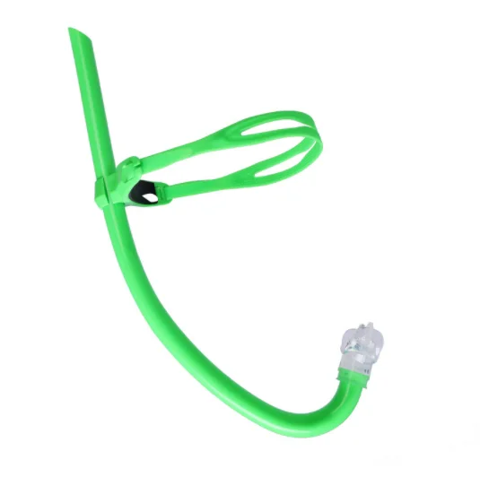 Free diving snorkel front diving supplies snorkeling full silicone breathing hose diving accessories equipment wholesale