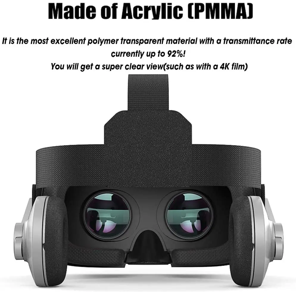 VR Headset Virtual Reality Headphones VR SHINECON  Movies Video Games 3D Glasses gaming  all in one vr