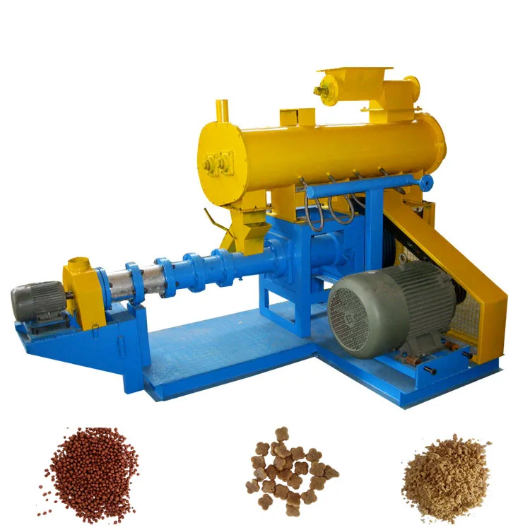 top quality Aquaculture Shrimp Crab Corn Bone Flour High Protein Electric Wild Fish Feed Pellet Machine