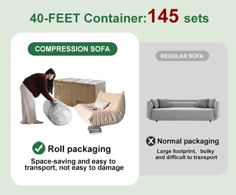 Modern Design Fabric Home Furniture 7 Seater Sectional Sofa Set Factory Couch Living Room Sofas compressed sofa