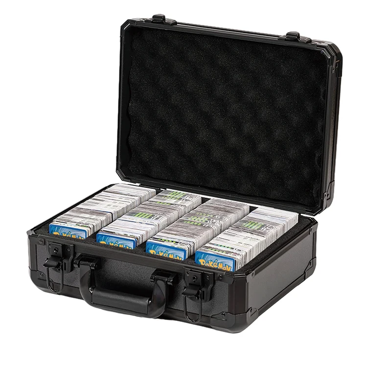 4 Row Custom Carrying Aluminum Graded Card Storage Case for PSA, BGS, CGC,SGC