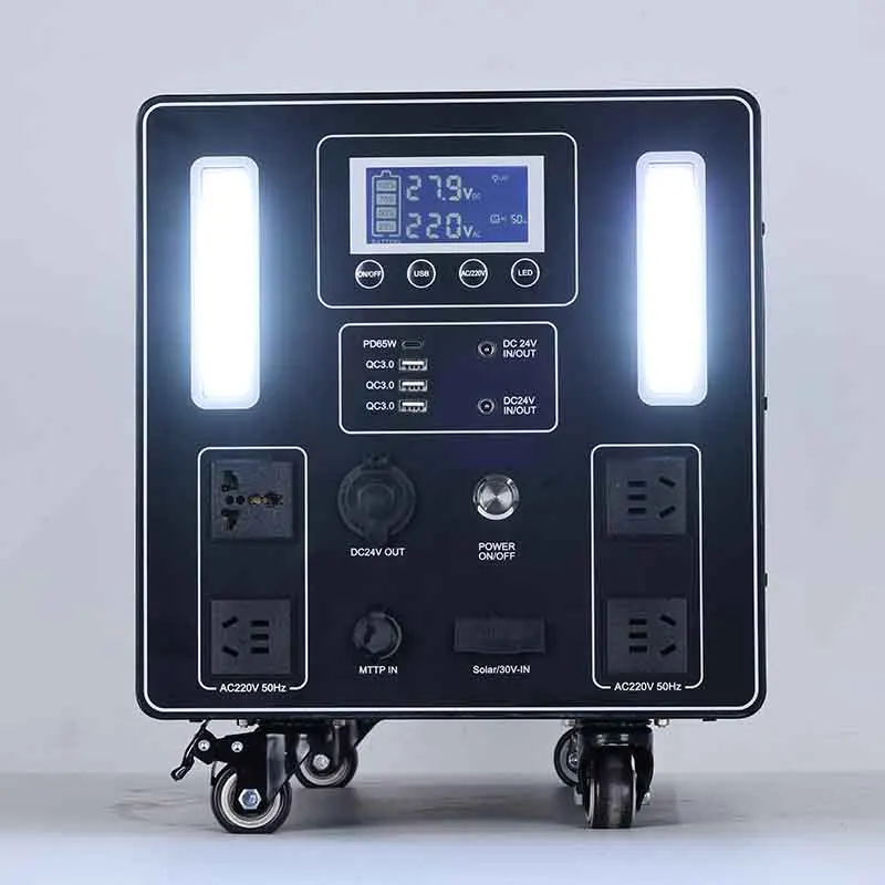 Portable 3500W/5000W Power Station with AC DC USB Charging for Home Quick Supply Outdoor Camping Solar Panel Car Power Source