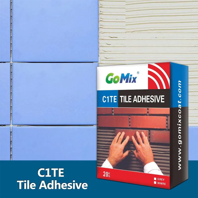 Multi Purpose Cememtitious 20KG Grey and White C1TE Powder Ceramic Tile Adhesive