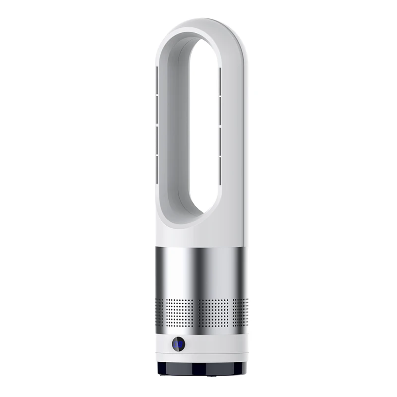 2024 Hot Sale Portable Electric Floor Standing Fan  Air Purification Cooling and Heating  Bladeless Tower  Fan