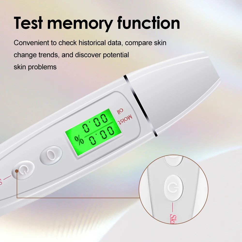 Portable Face Care Digital Skin Tester Home Use Skin Analyzer