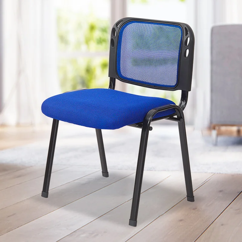 buy plasticchair conference blue and black office furniture training room training chair student learning chair with writing pad