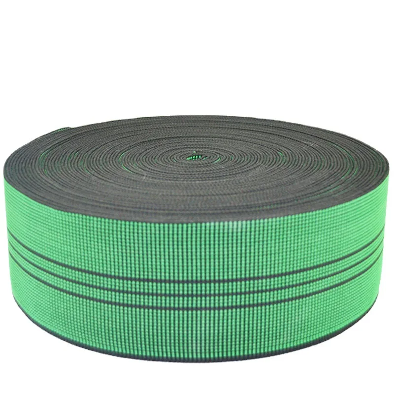 High Quality Heavy Tenacity Elastic Webbing Rubber Band For Furniture Sofa Cushion Backrest Elastic Belt