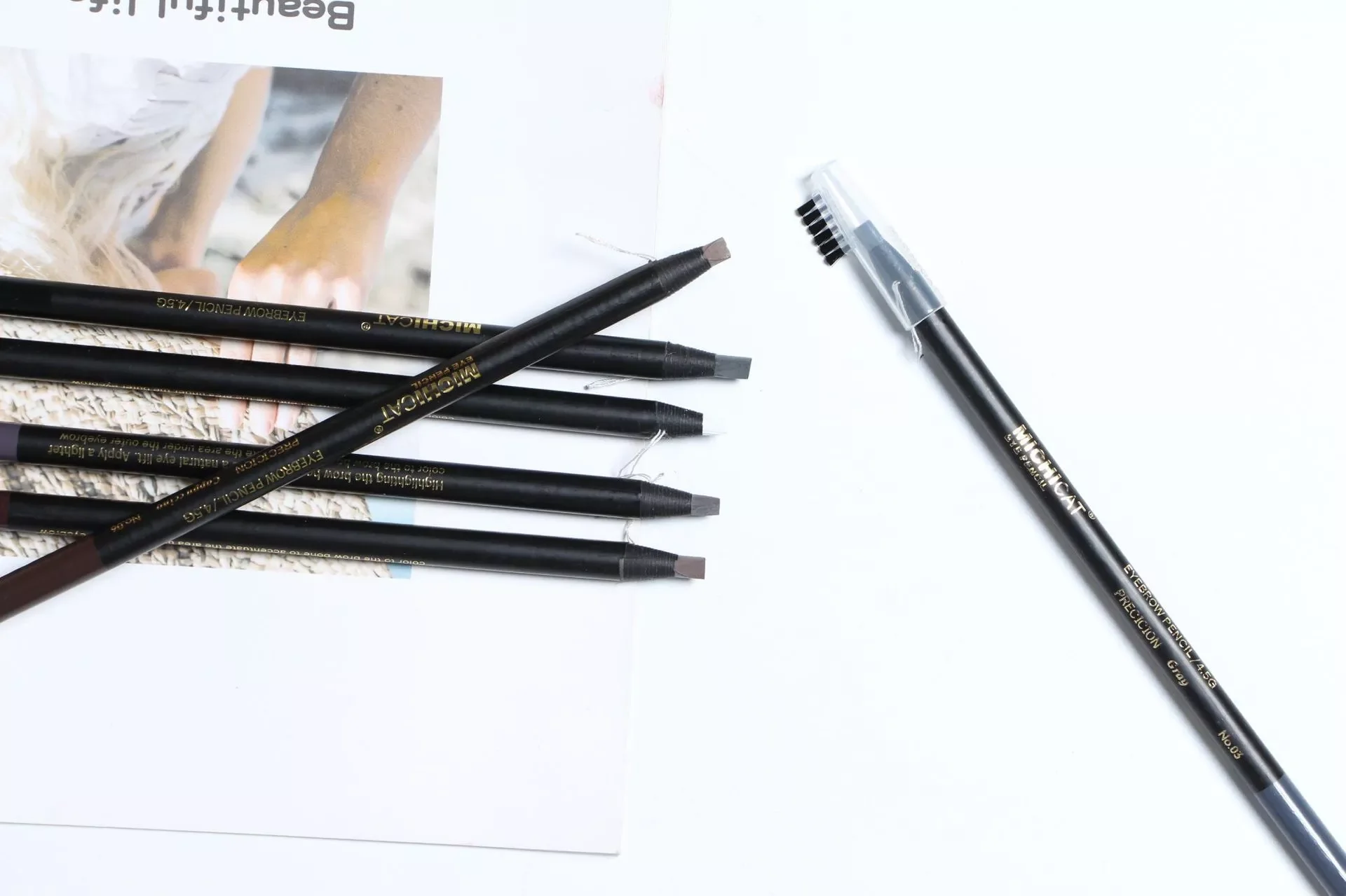 2022 Popular waterproof new trend kind duckbill microblading cosmetic eyebrow pencil