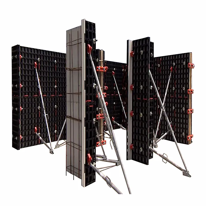 Column form concrete mold panel pvc plastic shuttering plate pillar mould formwork construction building material for foundation