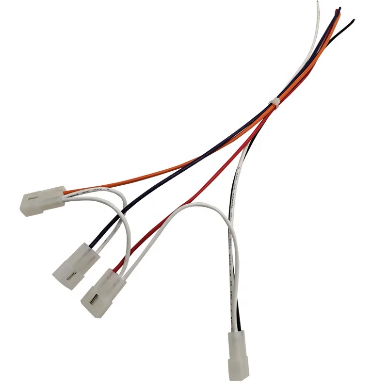 Factory price OEM power cables 2pin jst eh original connectors cable assembly flat cable technics wire harness