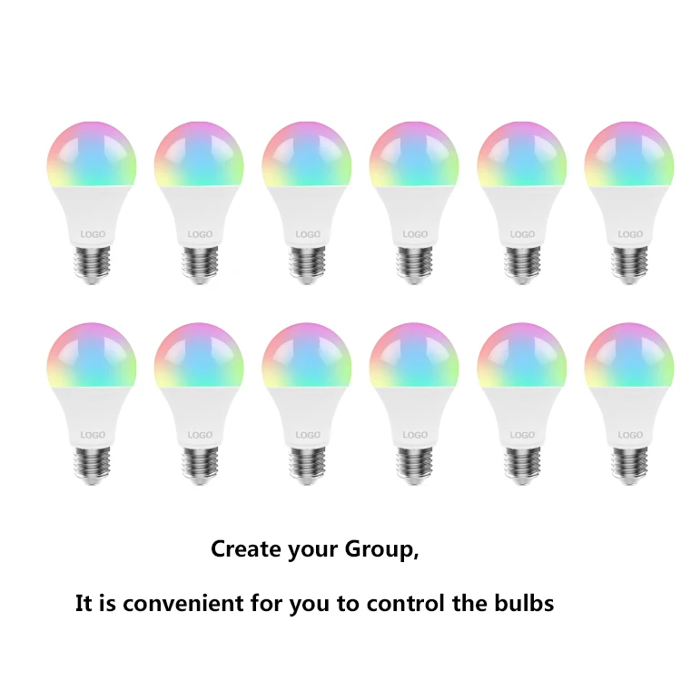 
Excetly hot selling wifi led light work with Alexa,Google home,IFTTT and Tmall genie 100w equivalent smart bulb tuya light 