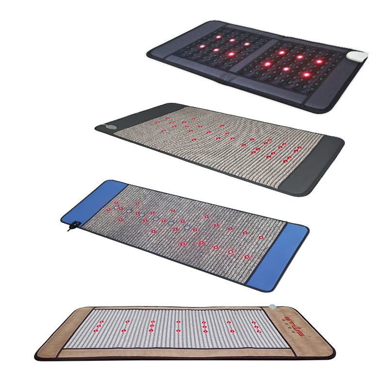 BTWS High End Eco Leather Adjustable Jade Stone Heated Floor Mat Yoga Detoxification Slimming Infrared Sauna Mat