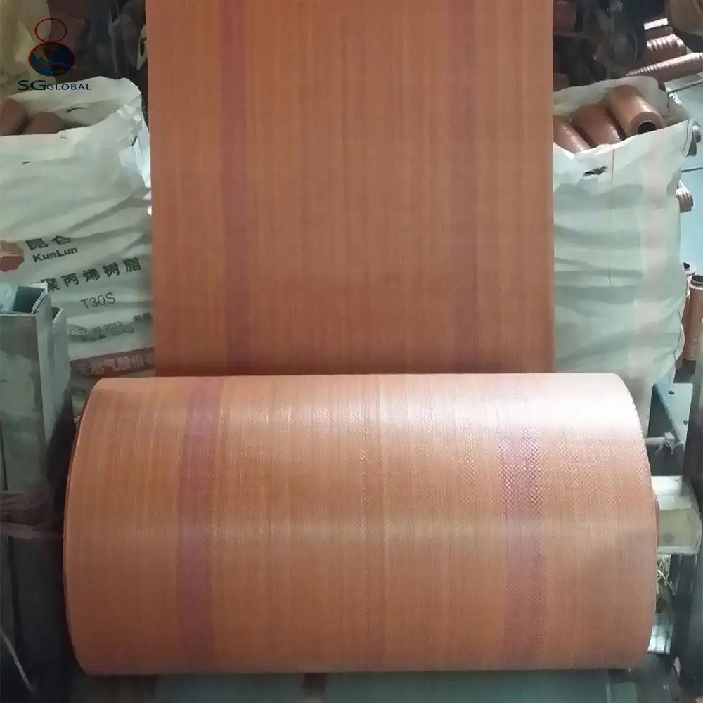 GRS CE OEM PP Polypropylene Woven Fabric in Roll Woven Bag Agriculture Recyclable 3 Tons 100% Virgin PP Accept 38-230gsm CN;SHN