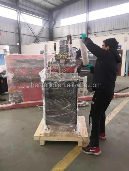 Double Heads PVC  Aluminum profile Window Door copy router And Drilling Machine