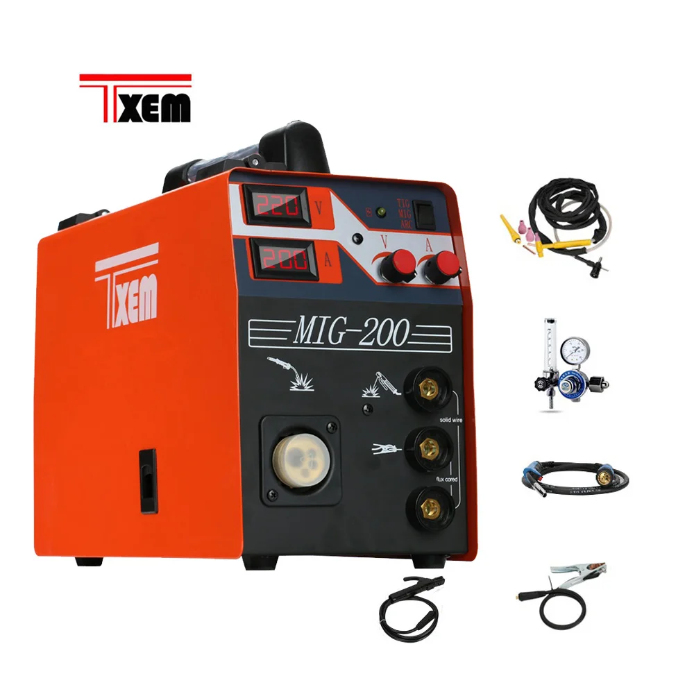 Mig Welder 110 Volt Input 3 in 1 Mig Tig Mma Welding Machine