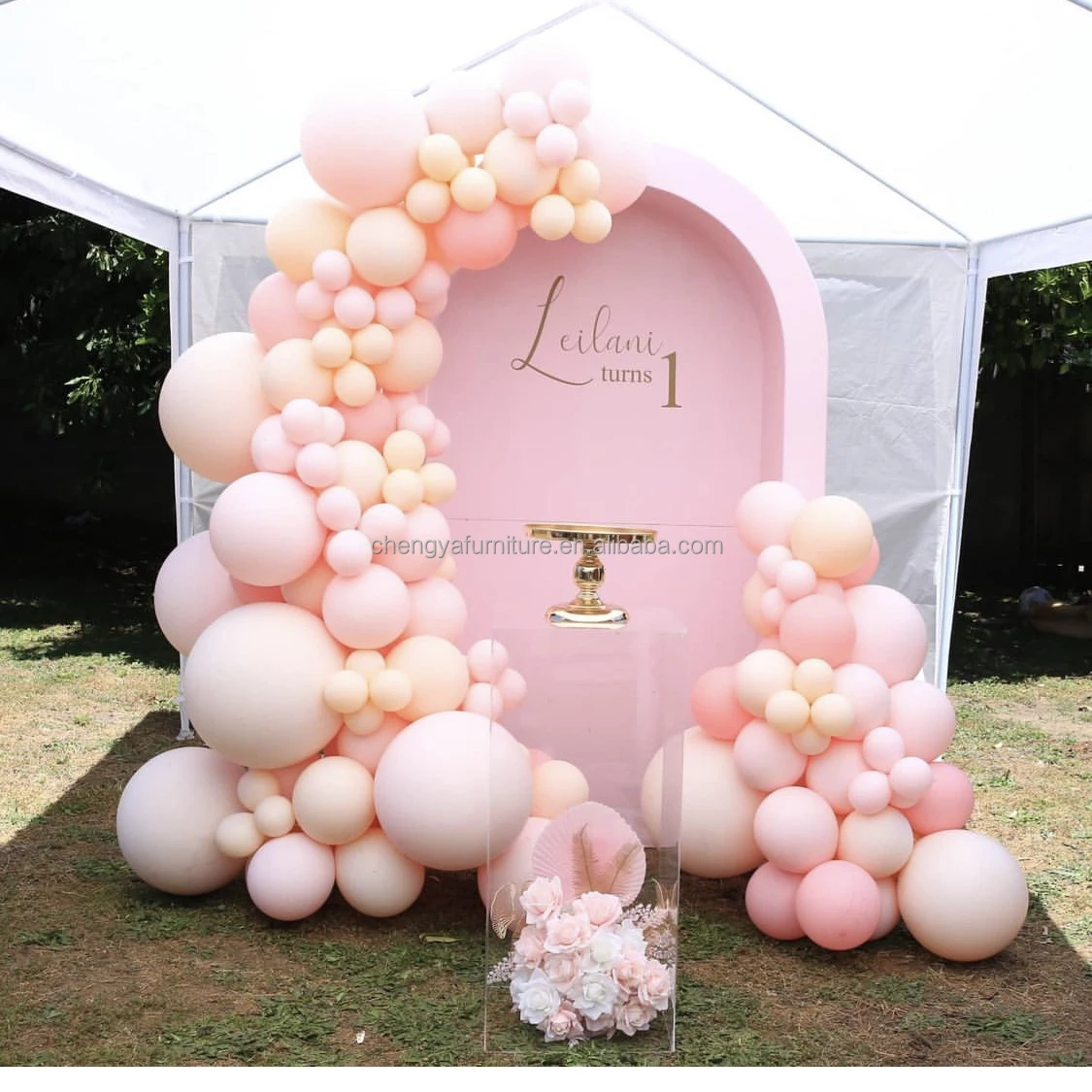 Wedding Decorations Acrylic Arch Wedding Backdrop Stand