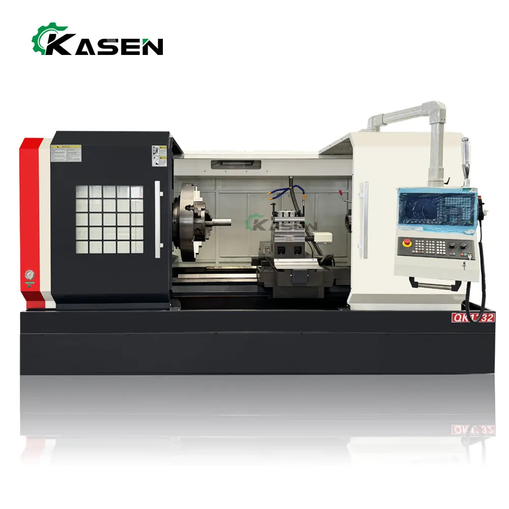 High Accuracy Horizontal CNC QK Turning Machine New Condition Pipe Threading Cnc Machine Automatic Lathe